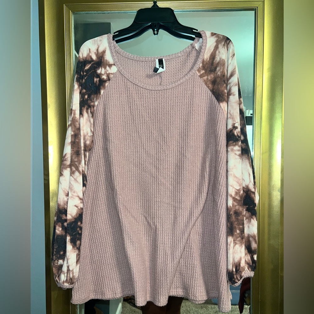 Gray Ribbed Relaxed Hoodie Sweatshirt